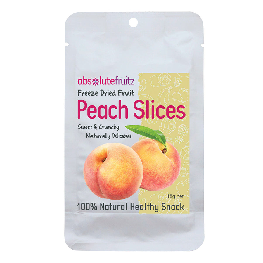 Freeze Dried Peach Slices 18g