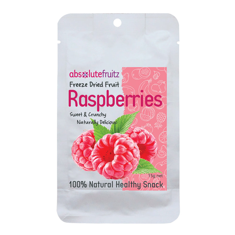 AbsoluteFruitz Freeze Dried Fruit Raspberries 15g