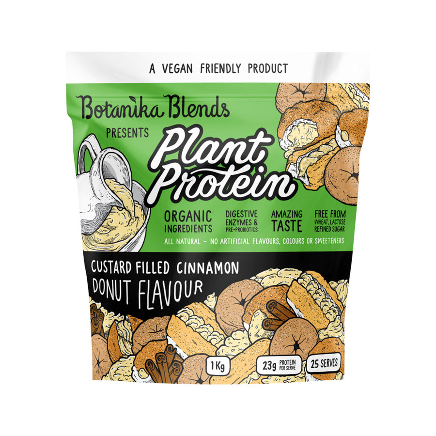 Botanika Blends Plant Protein Custard Filled Cinnamon Donut