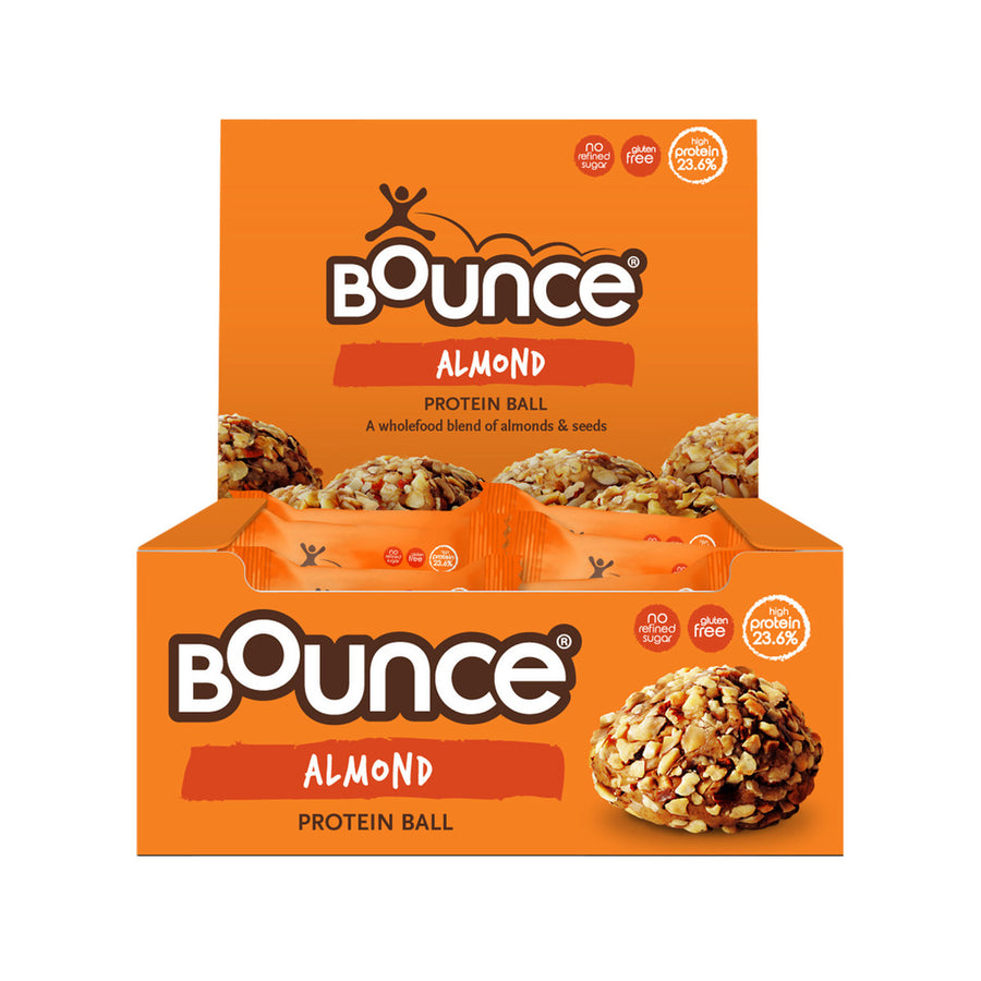 Bounce Almond Protein Ball 49g 12 Display