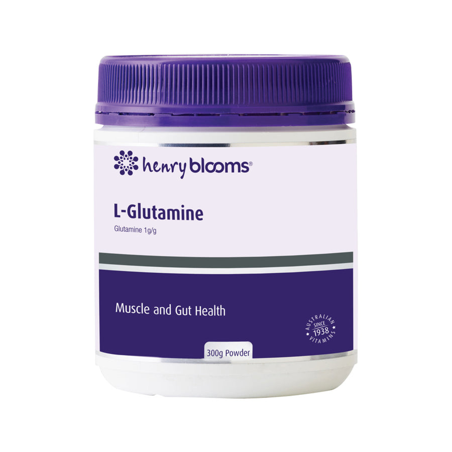 Henry Blooms L-Glutamine Muscle and Gut Health 300g Powder