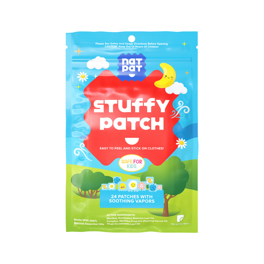 Nat Patch Co StuffyPatch Org Stickers x 24 Pack