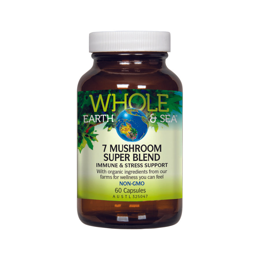 Whole Earth & Sea 7 Mushroom Super Blend 60 capsules