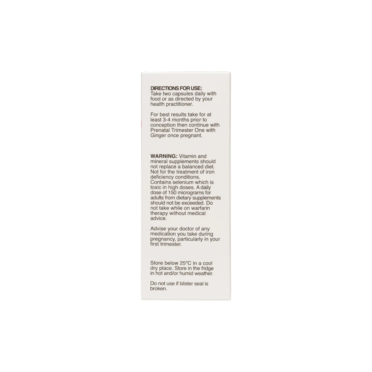NaturoBest Preconception Multi for Women 60c