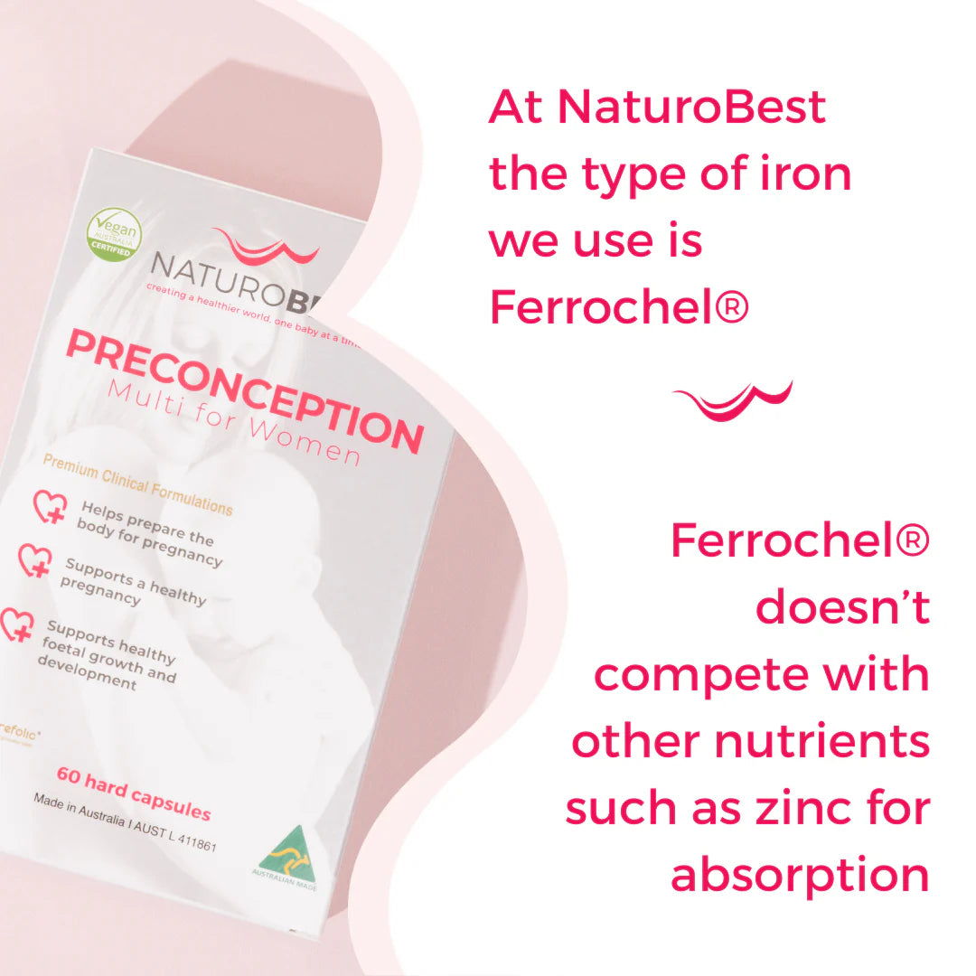 NaturoBest Preconception Multi for Women 60c