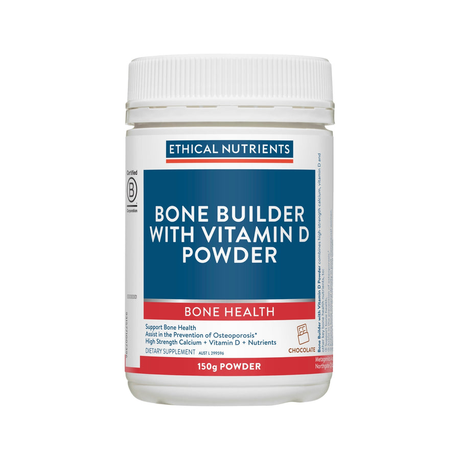 ETHICAL NUTRIENTS BONE BUILDER WITH VITAMIN D POWDER CHOCOLATE 150G