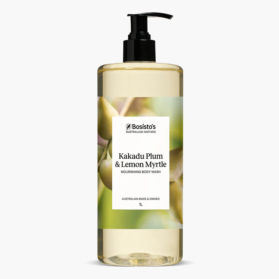 BOSISTOS BODYWASH KAKADU PLUM & LEMON MYRTLE 1LT