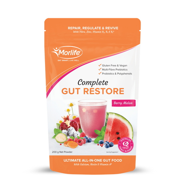 Morlife Complete Gut Restore Berry Melon 200g