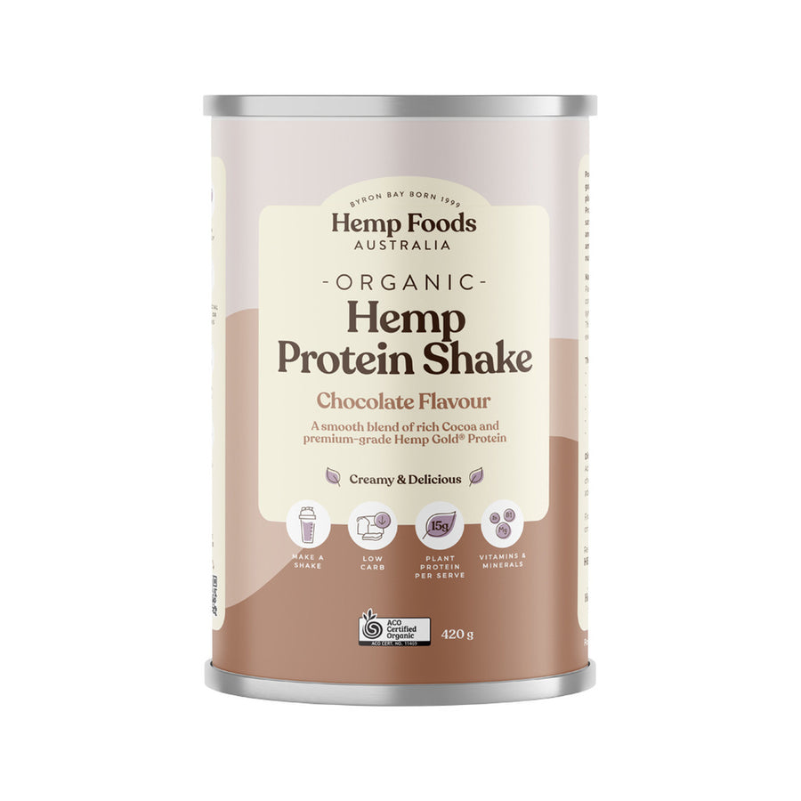 Hemp Foods Australia Organic Hemp Protein Chocolate Shake 420g