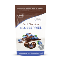 Morlife Dark Chocolate Blueberries 125g
