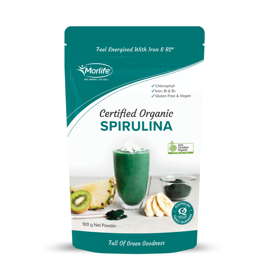 Morlife Certified Organic Spirulina Powder 250g