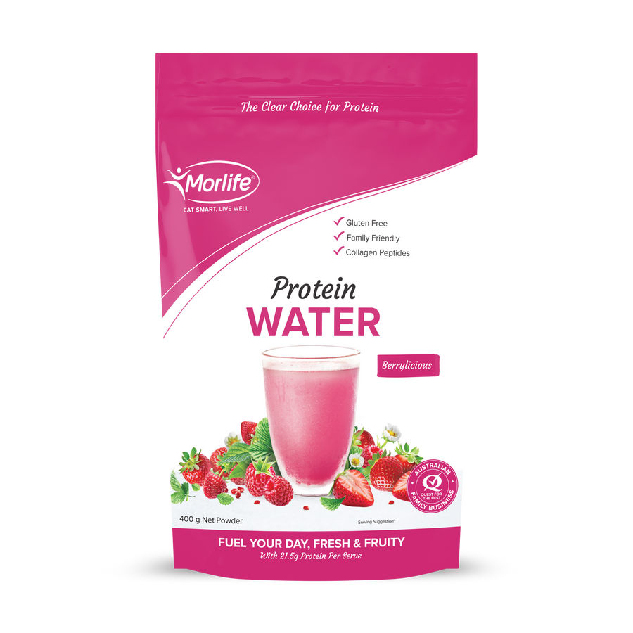 MORLIFE PROTEIN WATER BERRYLICIOUS 400G