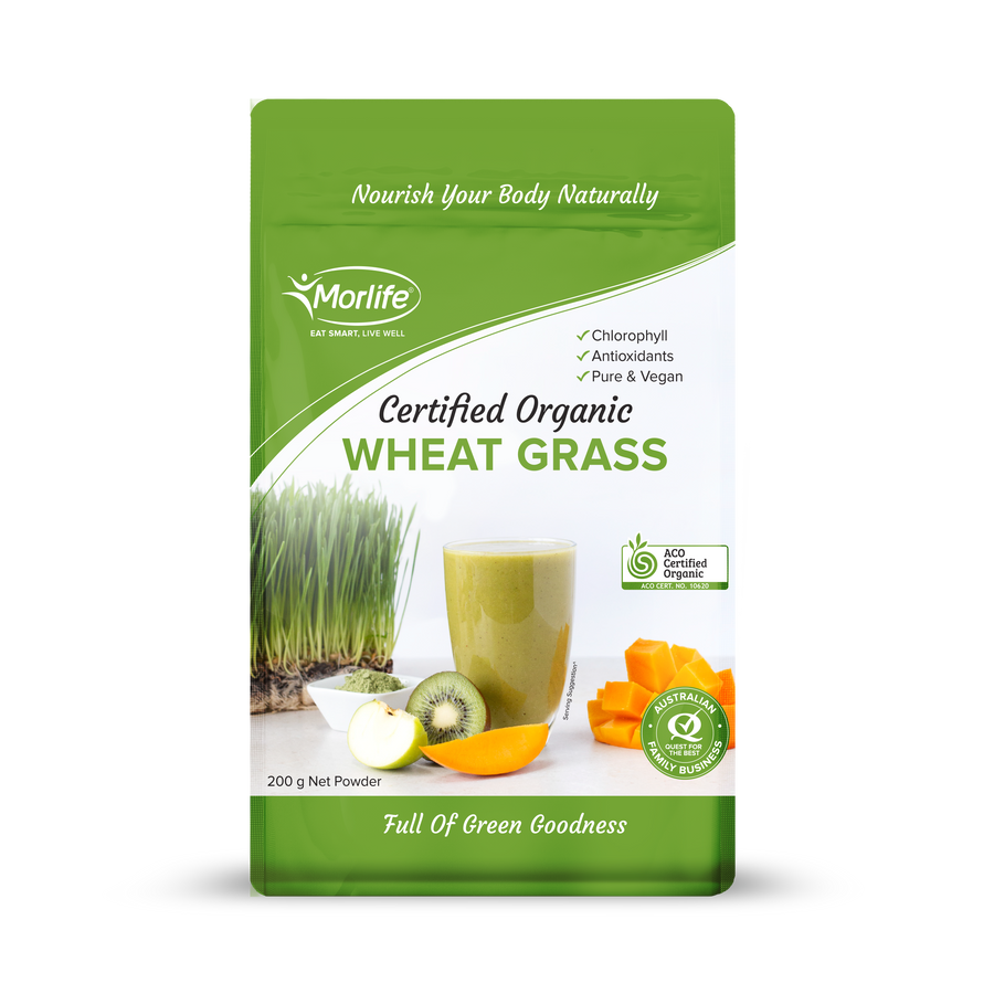 Morlife Organic Wheat Grass 200g