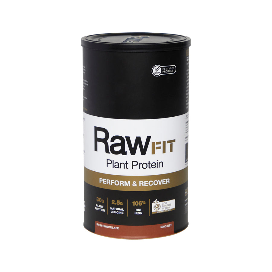 RawFIT Protein Org Perform Recover Rich Choc