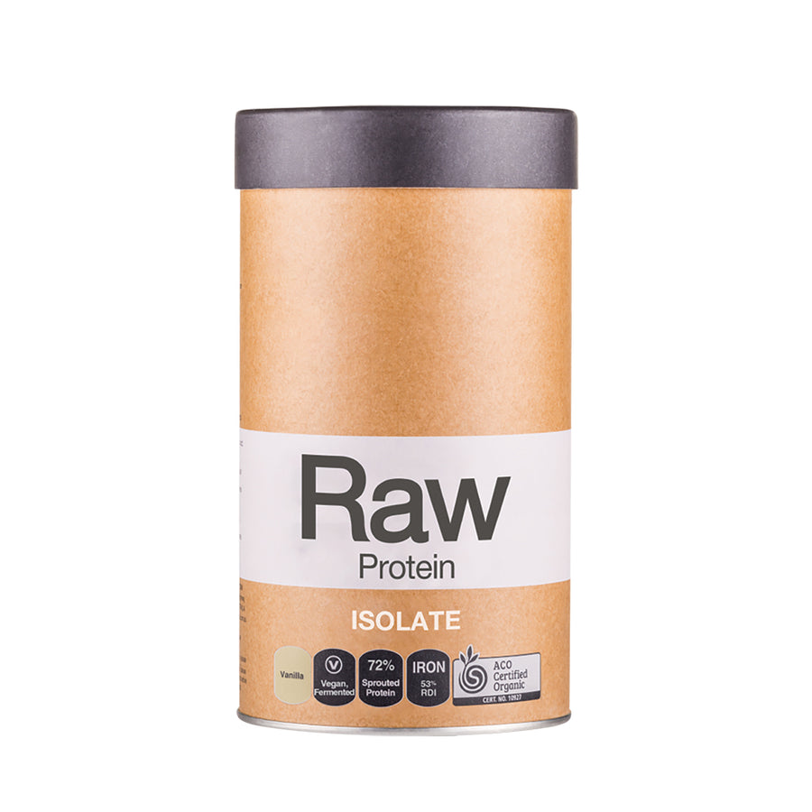 Raw Protein Org Isolate Vanilla 500g