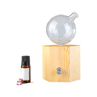 Court Nebuliser Wooden Base Geometry Hexagon