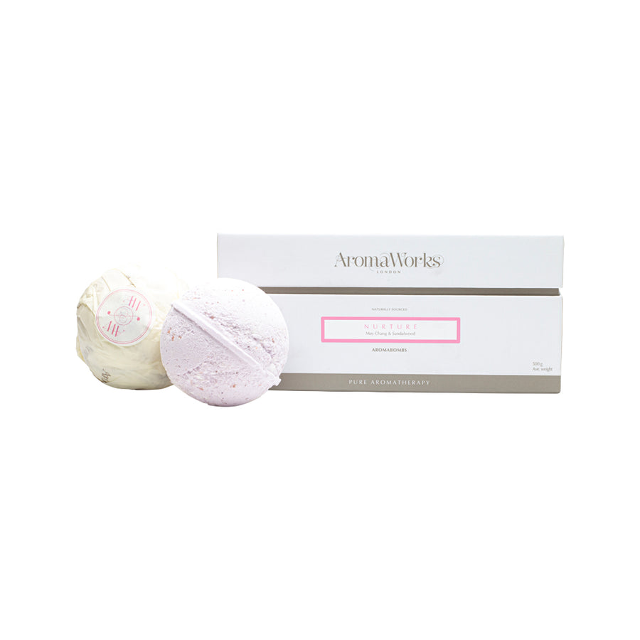 Aromaworks Aromabombs Nurture May Chang and Sandalwood 250g 2 Packs