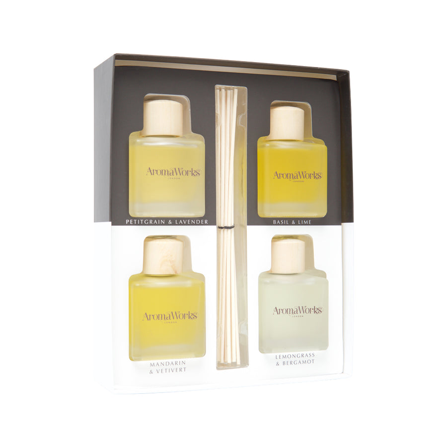 AromaWorks Light Gift Set Reed Diffuser Mixed 100ml x 4 Pack
