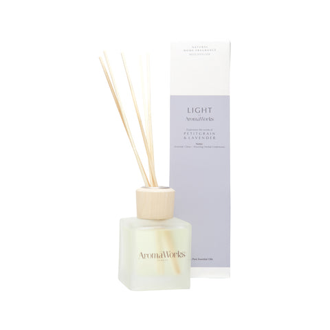 AromaWorks Light Reed Diffuser Petitgrain and Lavender 100ml