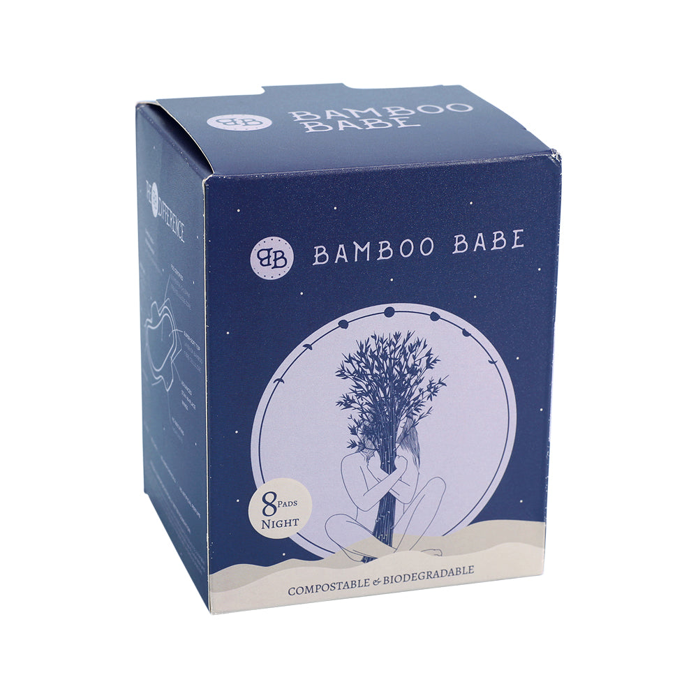 Bamboo Babe Pads Night 8 Packs