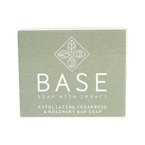 Base Soap Bar Exfoliating Cedarwood and Rosemary (Boxed) 120g