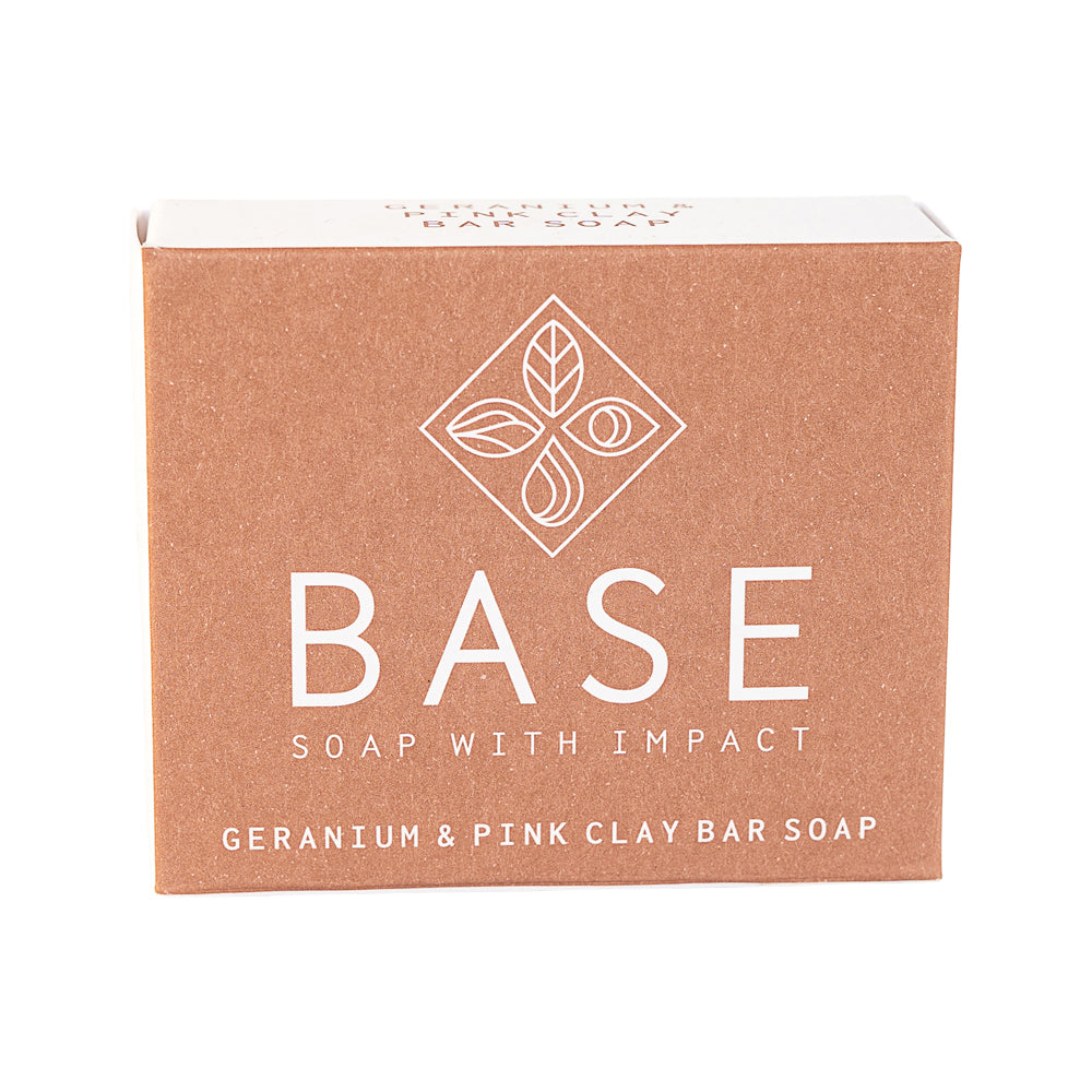 Soap Bar Geranium and Pink Clay