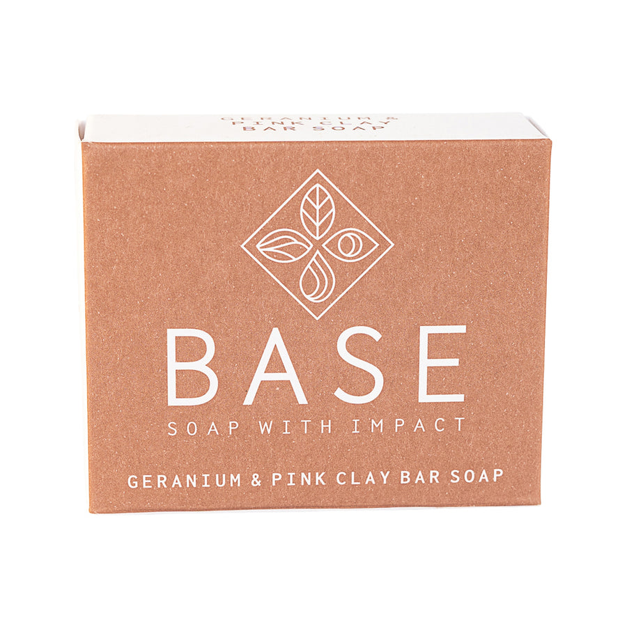 Soap Bar Geranium and Pink Clay