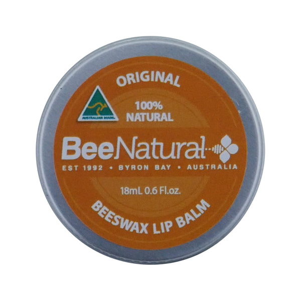 BeeNatural Original Beeswax Lip Balm 18ml