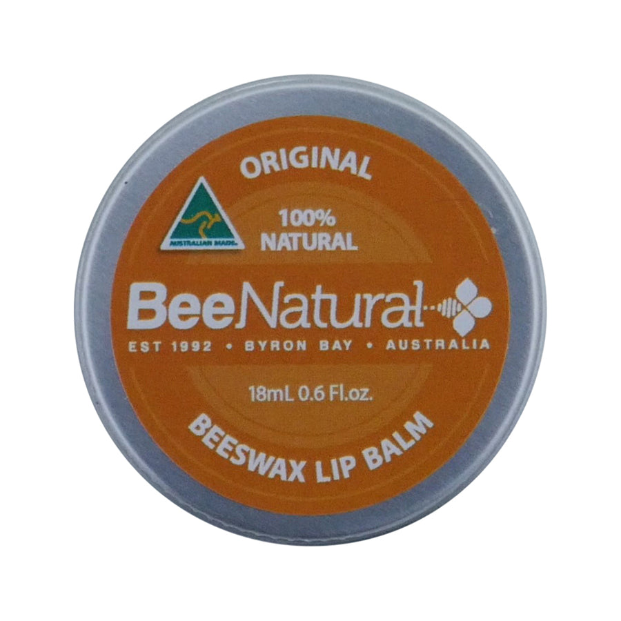 BeeNatural Original Beeswax Lip Balm 18ml