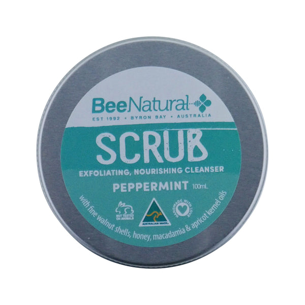 Bee Natural Scrub Peppermint 100mL