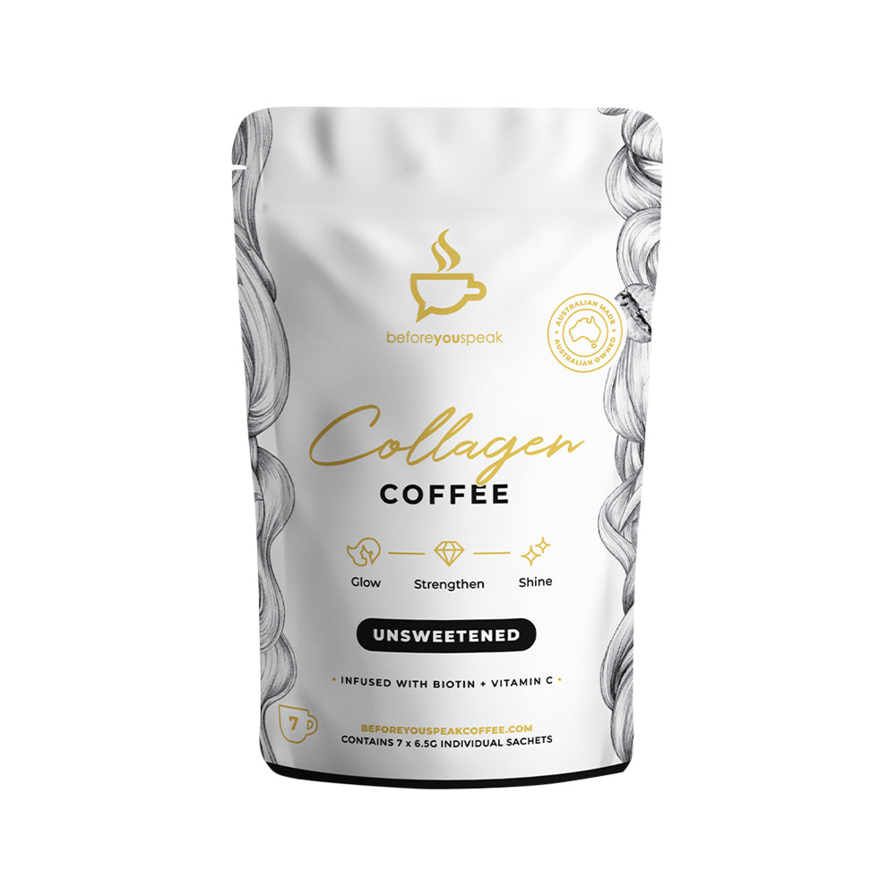 Before You Speak Coffee Collagen Unsweetened 6.5g x 7 Pack