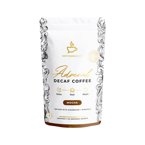 Before You Speak Coffee Decaf Adrenal Mocha 5g x 7 Pack