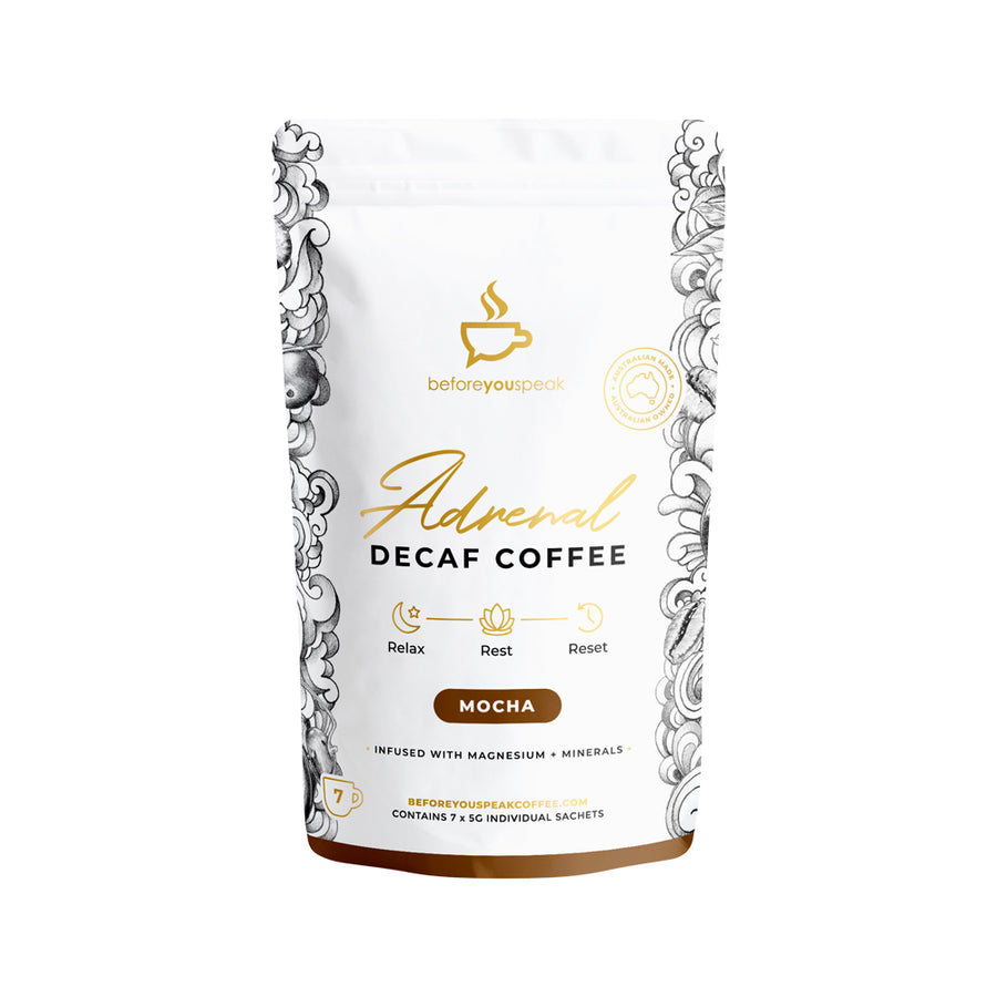 Before You Speak Coffee Decaf Adrenal Mocha 5g x 7 Pack