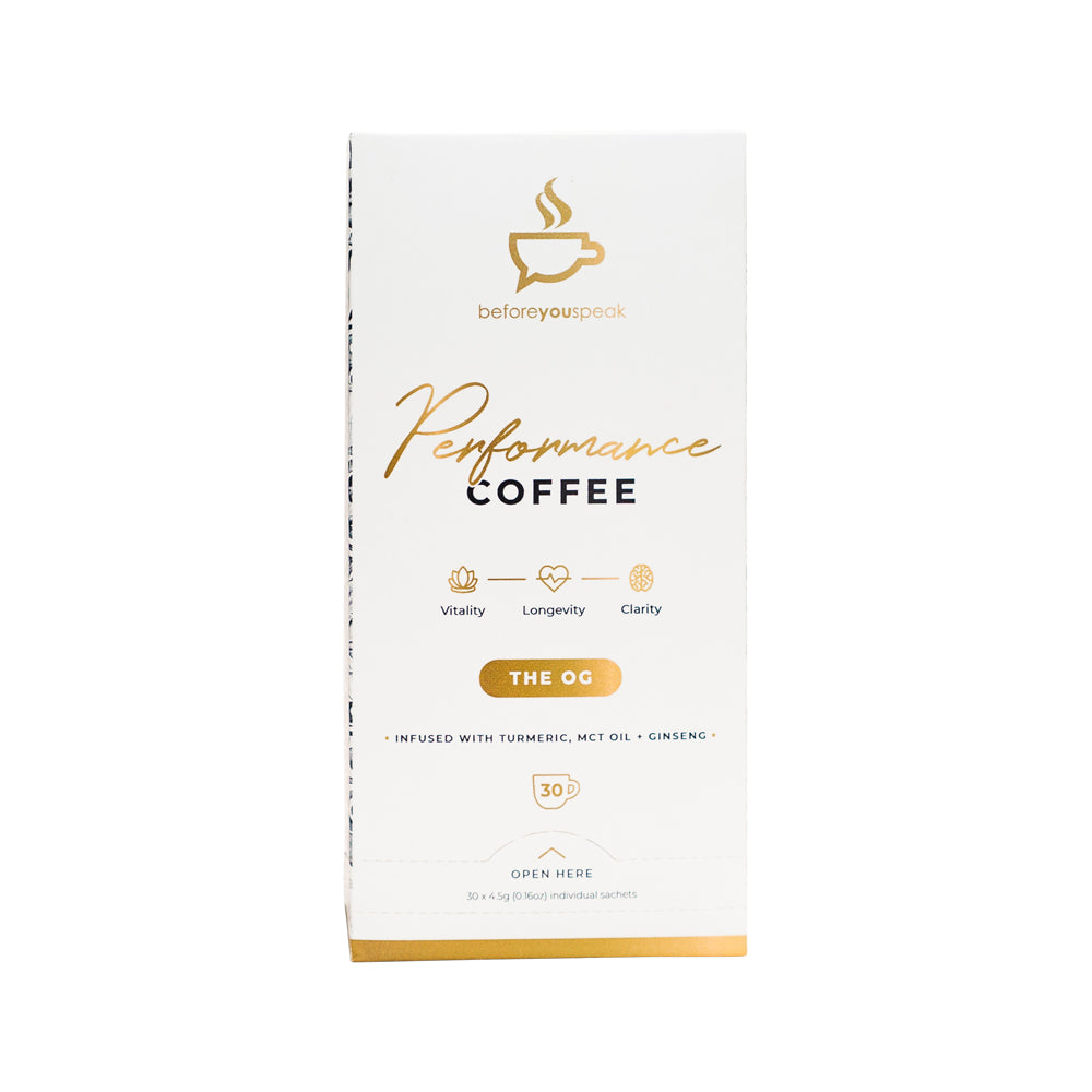 Before You Speak Coffee Performance The OG 4.5g x 30 Pack