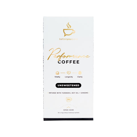 Before You Speak Coffee Performance Unsweetened 4.5g x 30 Pack
