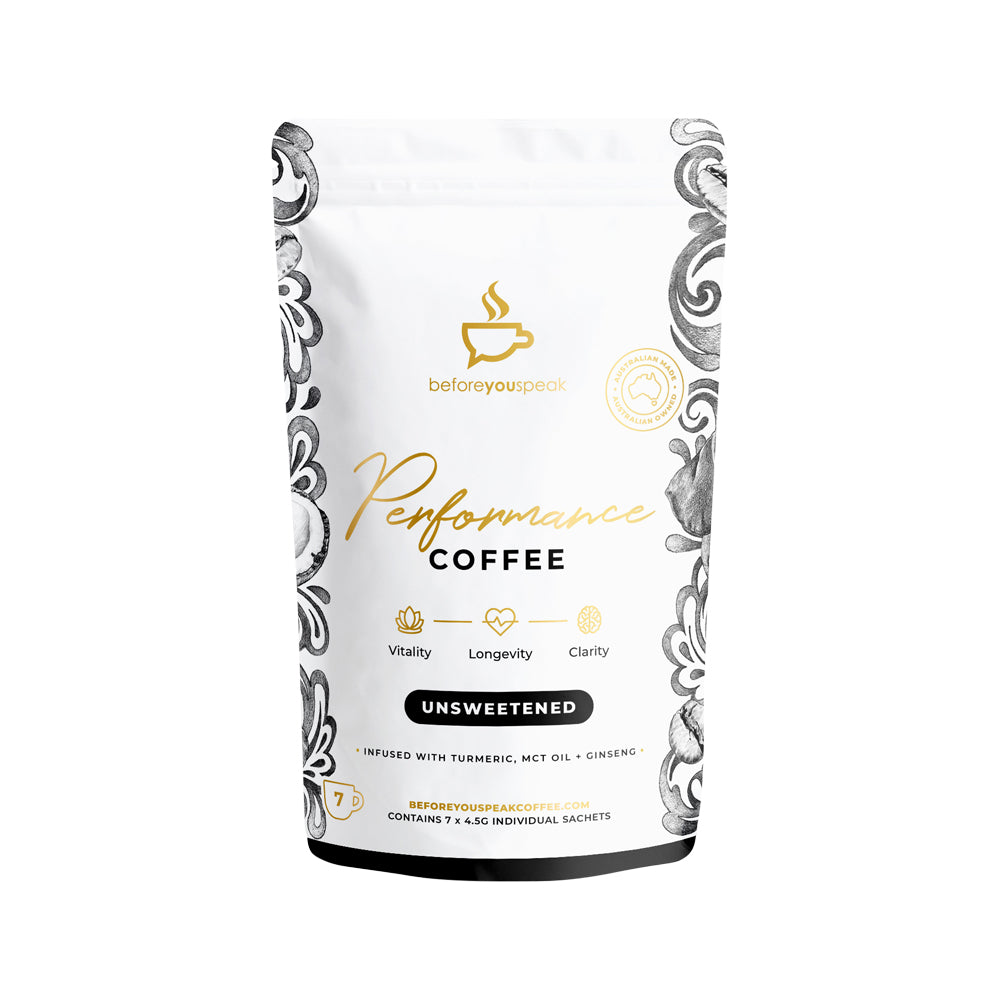 Before You Speak Coffee Performance Unsweetened 4.5g x 7 Pack