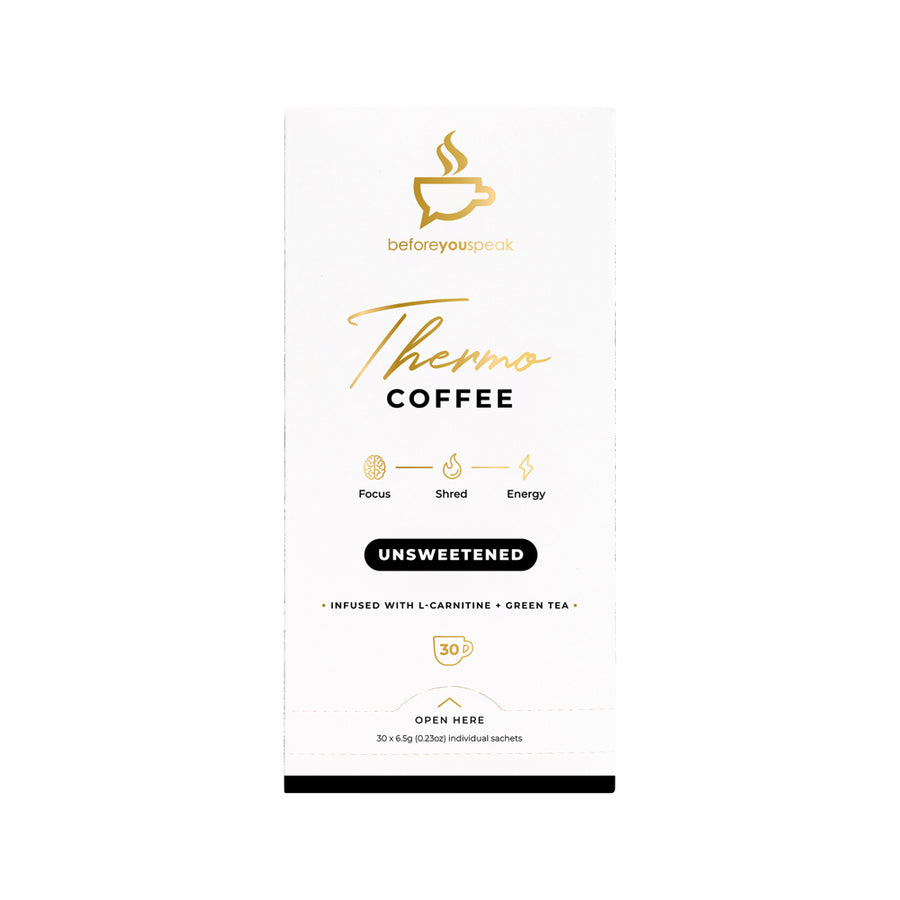 Before You Speak Coffee Thermo Unsweetened 6.5g x 30 Pack
