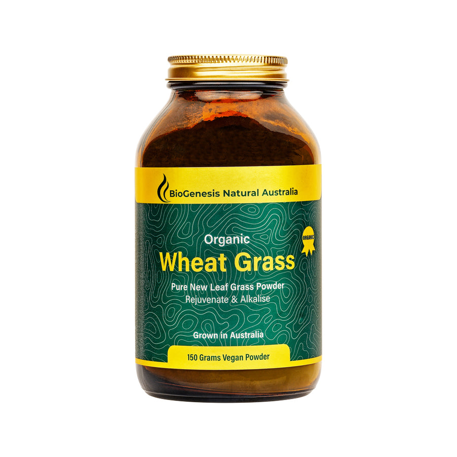 BioGenesis (Glass) Organic Wheat Grass Powder 150g