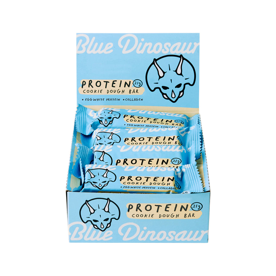 Blue Dinosaur Bar Protein Cookie Dough 60g x 12 Display