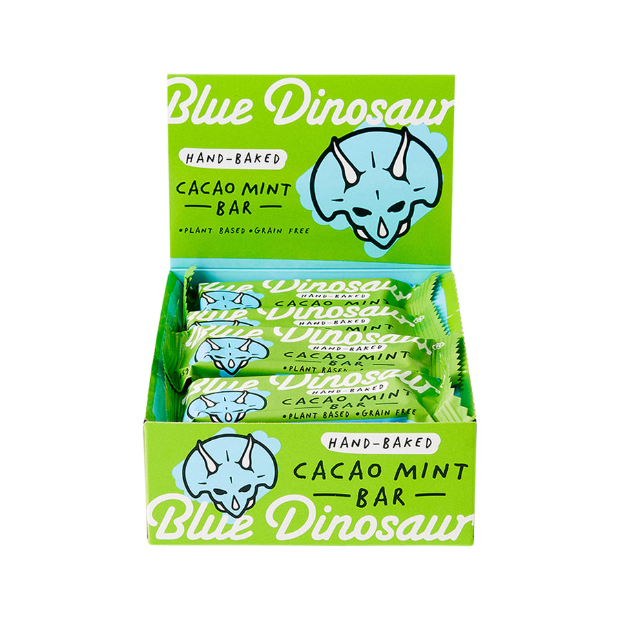 Blue Dinosaur Hand-Baked Cacao Mint Bar 45g