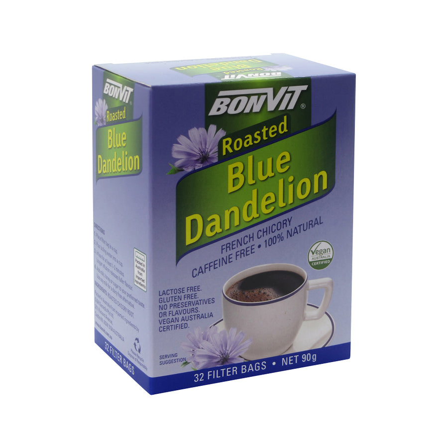 Bonvit Roasted Blue Dandelion French Chicory Tea x32 Filter Bags