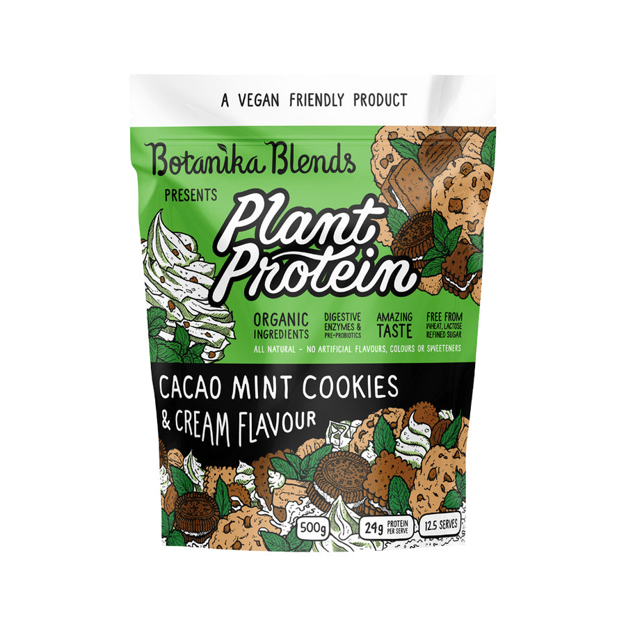 Plant Protein Cacao Mint Cookies & Cream