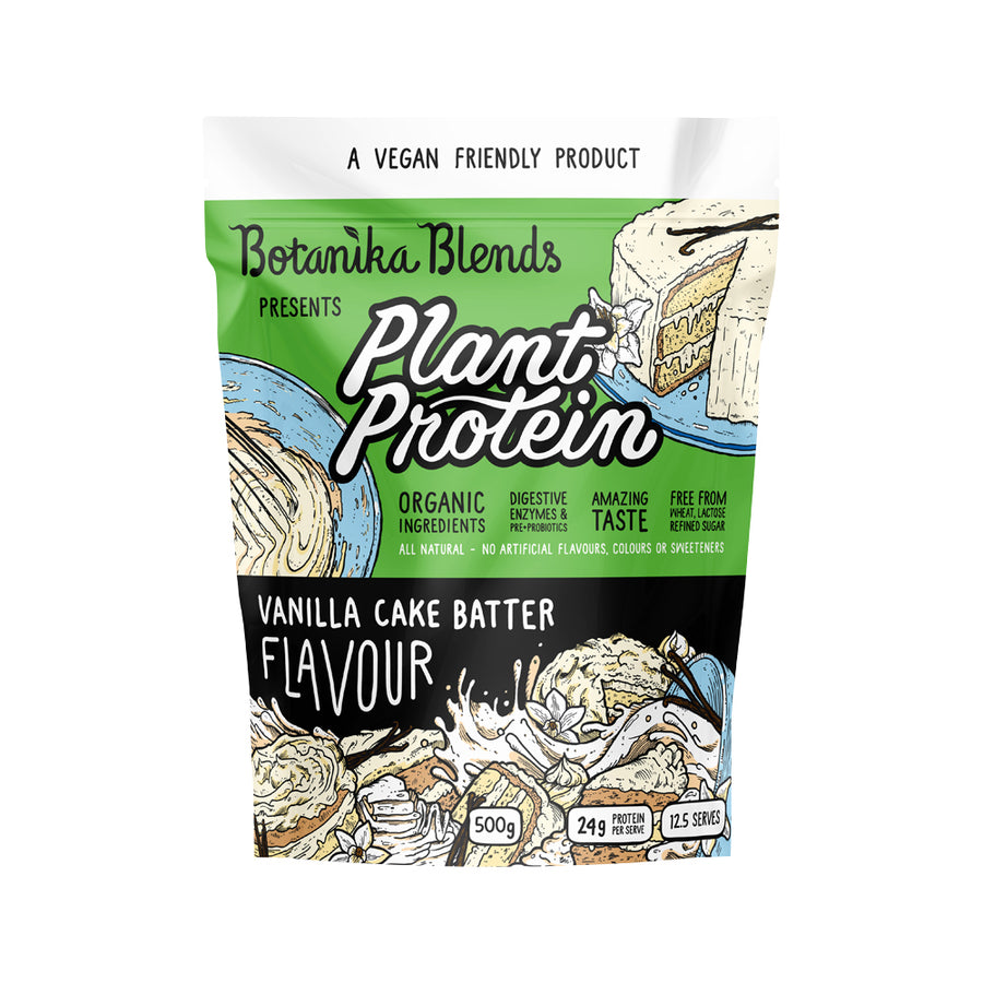 Plant Protein Vanilla Cake Batter