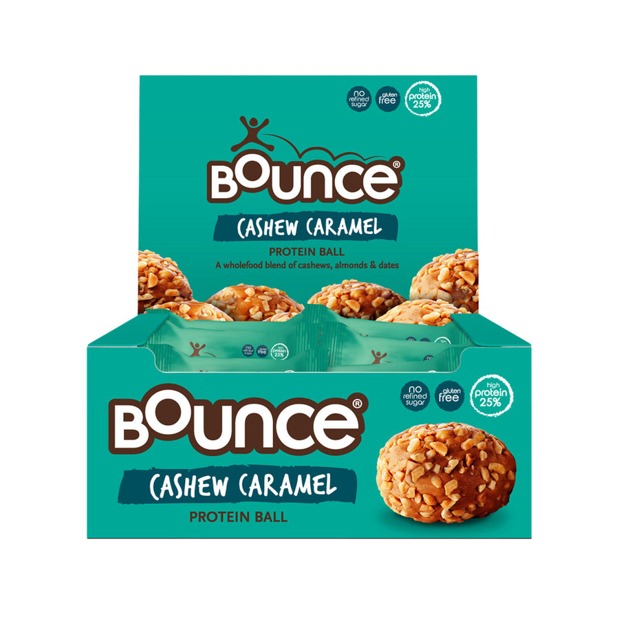 Bounce Protein Balls Cashew Caramel 40g x 12 Display