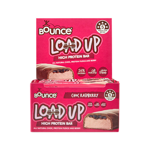 Bounce Load Up High Protein Bar Choc Raspberry 60g x 15 Display
