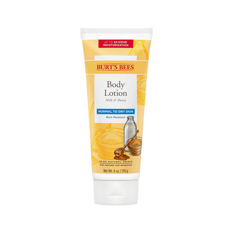 Burts Bees Body Lotion with Milk Honey 170g Normal to Dry Skin 