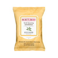 Burts Bees Facial Cleansing Towelettes Normal Skin (with White Tea Extract) x 30 Pack