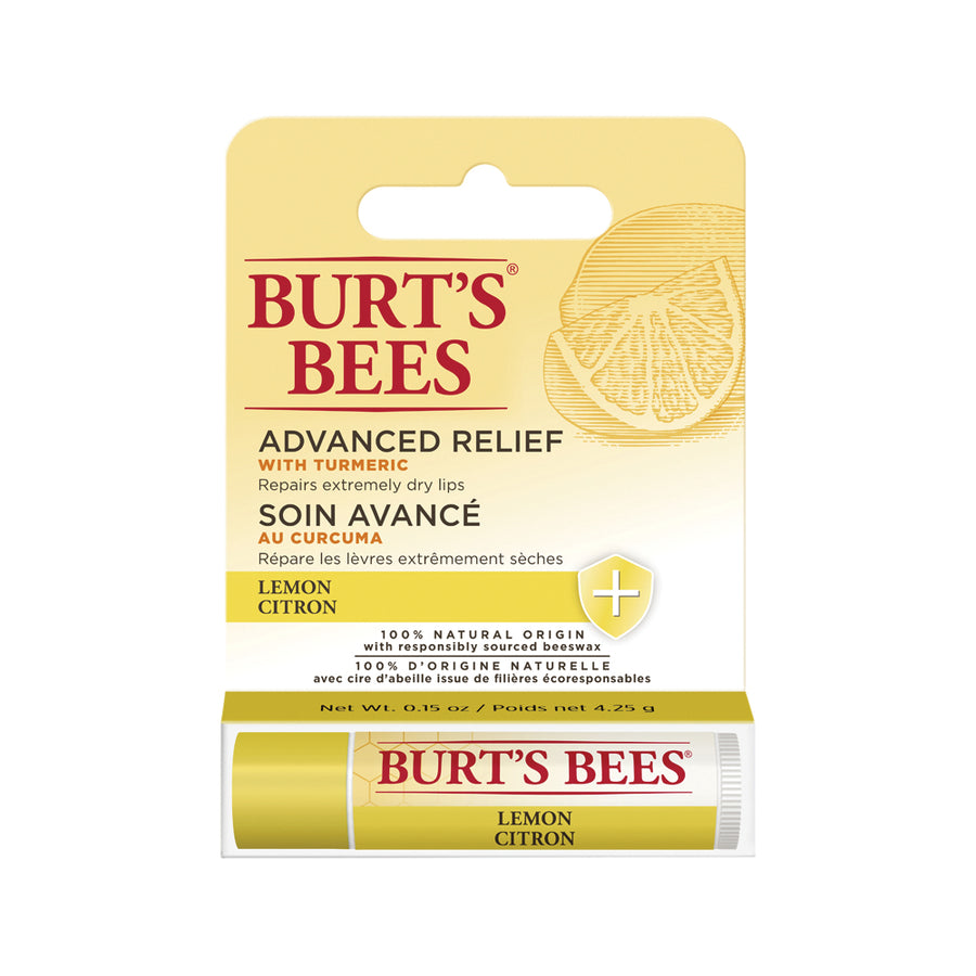 Burts Bees Lip Balm Advanced Relief Lemon 4.25g