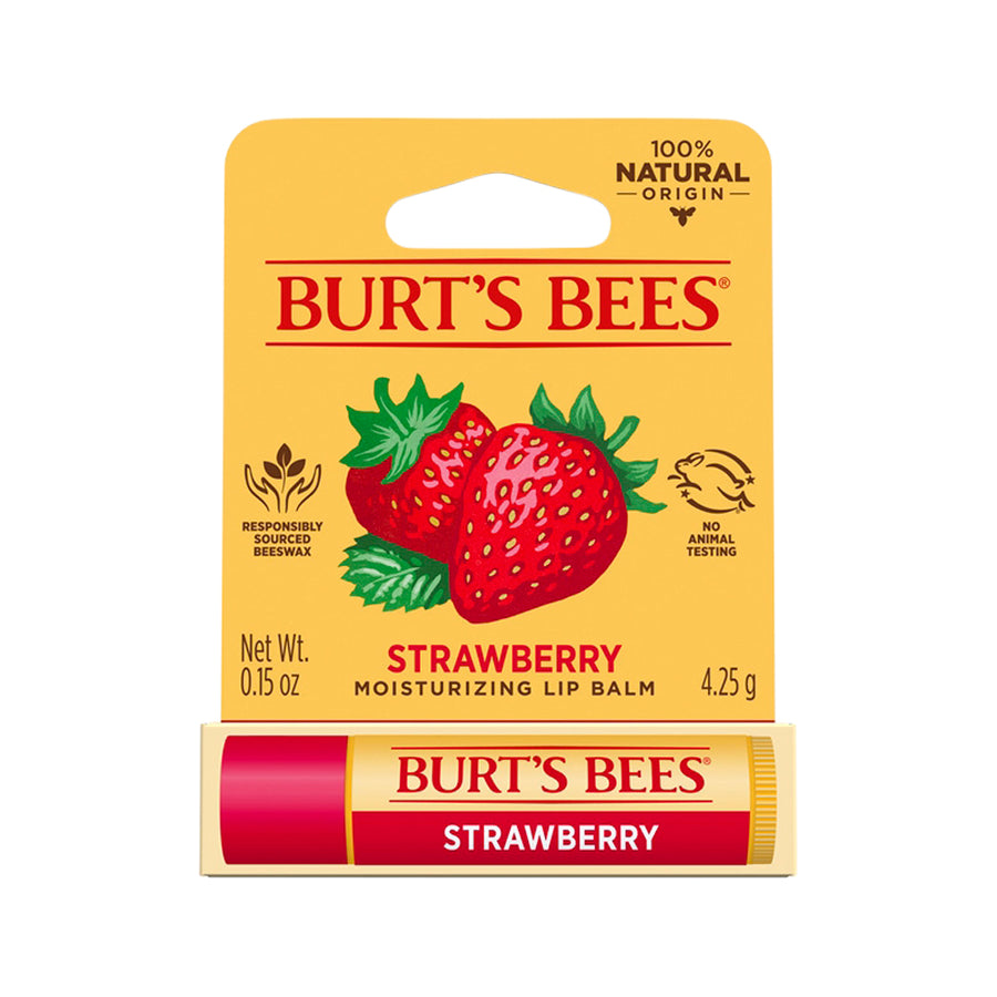 Burt's Bees Strawberry Moisturizing Lip Balm 4.25g