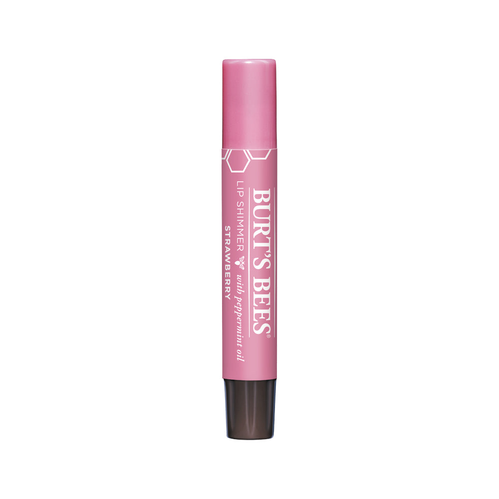 Burt's Bees Strawberry Lip Shimmer with Peppermint Oil 2.6g